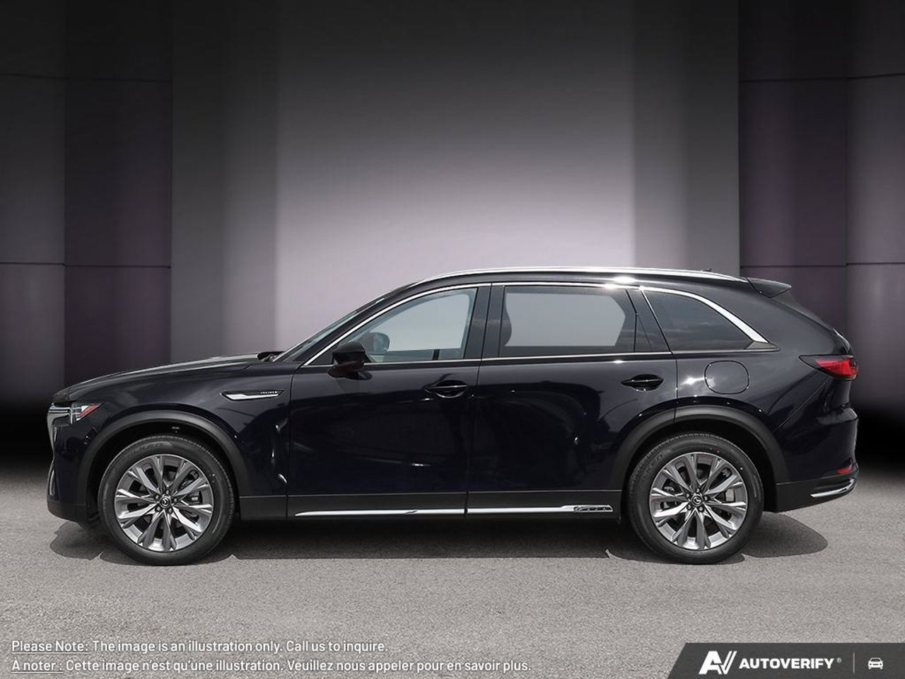 Mazda CX-90 hybride léger JM3KKDHD9T1389258 2026 Noir de jais mica Mirabel - photo #2