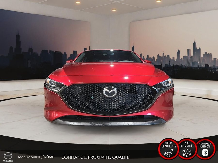 Mazda Mazda3 Sport GS LUXURY | AWD | TOIT OUVRANT | CUIR | 2024 Rouge