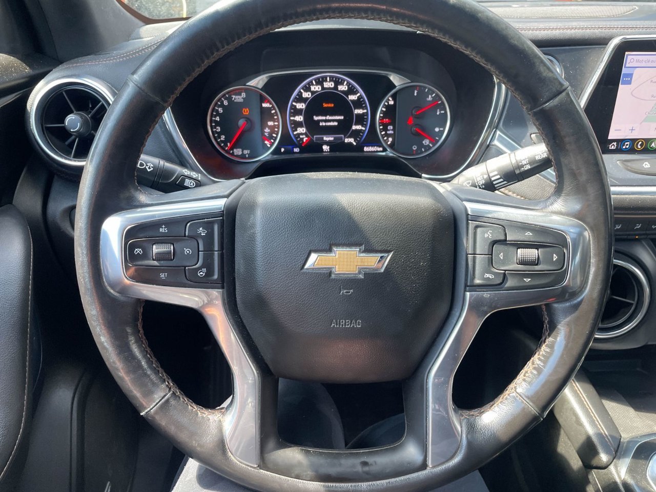Chevrolet Blazer PREMIER AWD *TOIT* NAV CUIR SIÈGES VENTIL CAM 360 2019 Noir Saint-Jérôme - photo #16