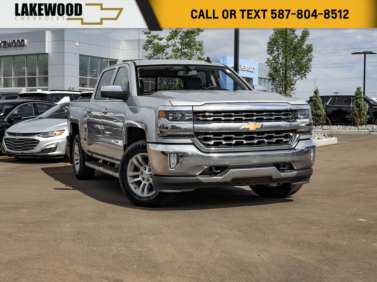 2018 Chevrolet Silverado 1500 4WD Crew Cab 143.5 LTZ w/2LZ Grey Sherwood Park - photo #0
