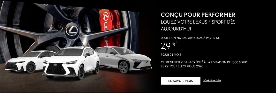 Lexus accueil programme avril 02