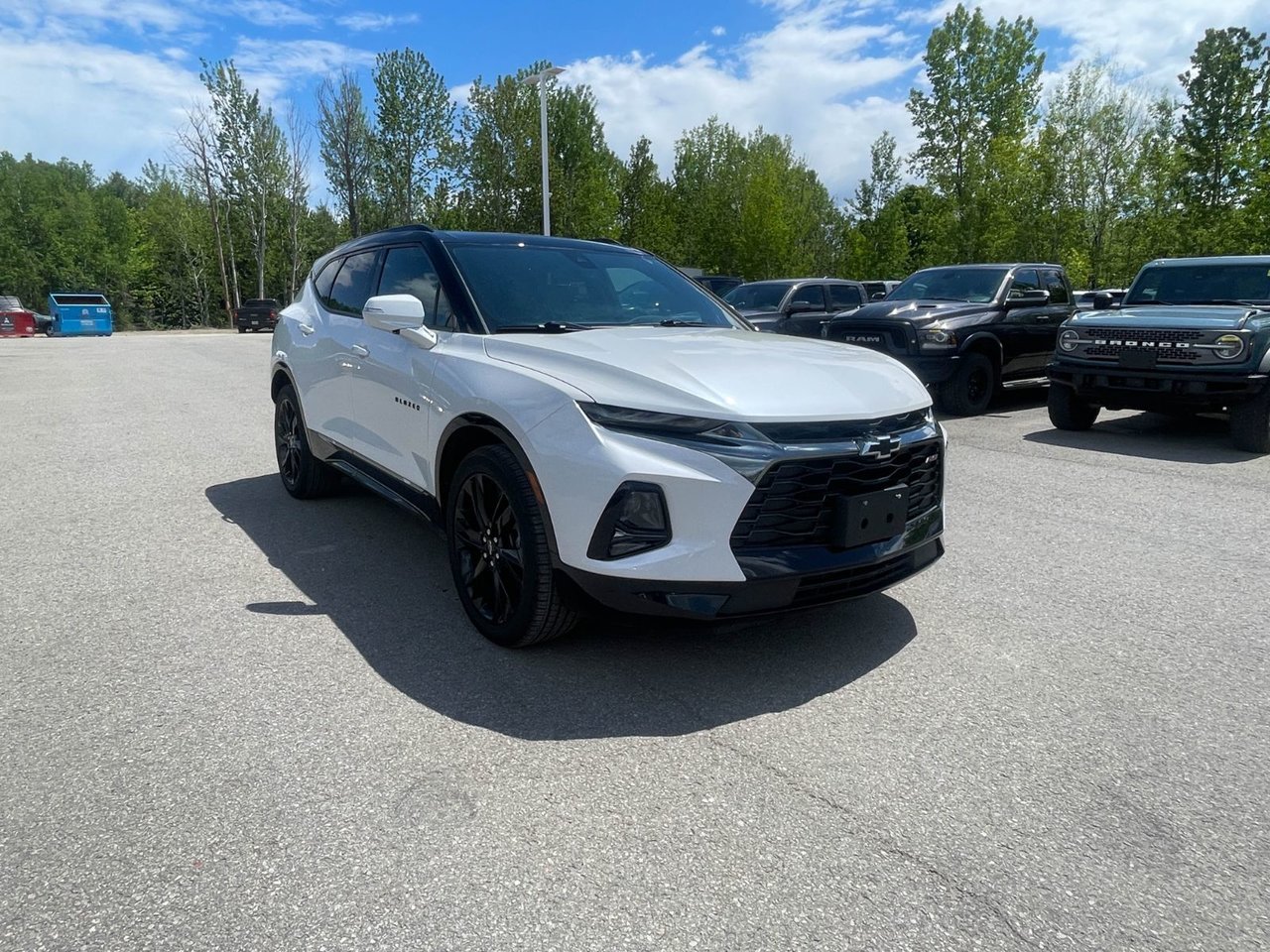 2022 Chevrolet Blazer RS AWD *TOIT* NAV CUIR SIÈGES VENT BOSE HAYON ELEC White Saint-Jérôme - photo #8