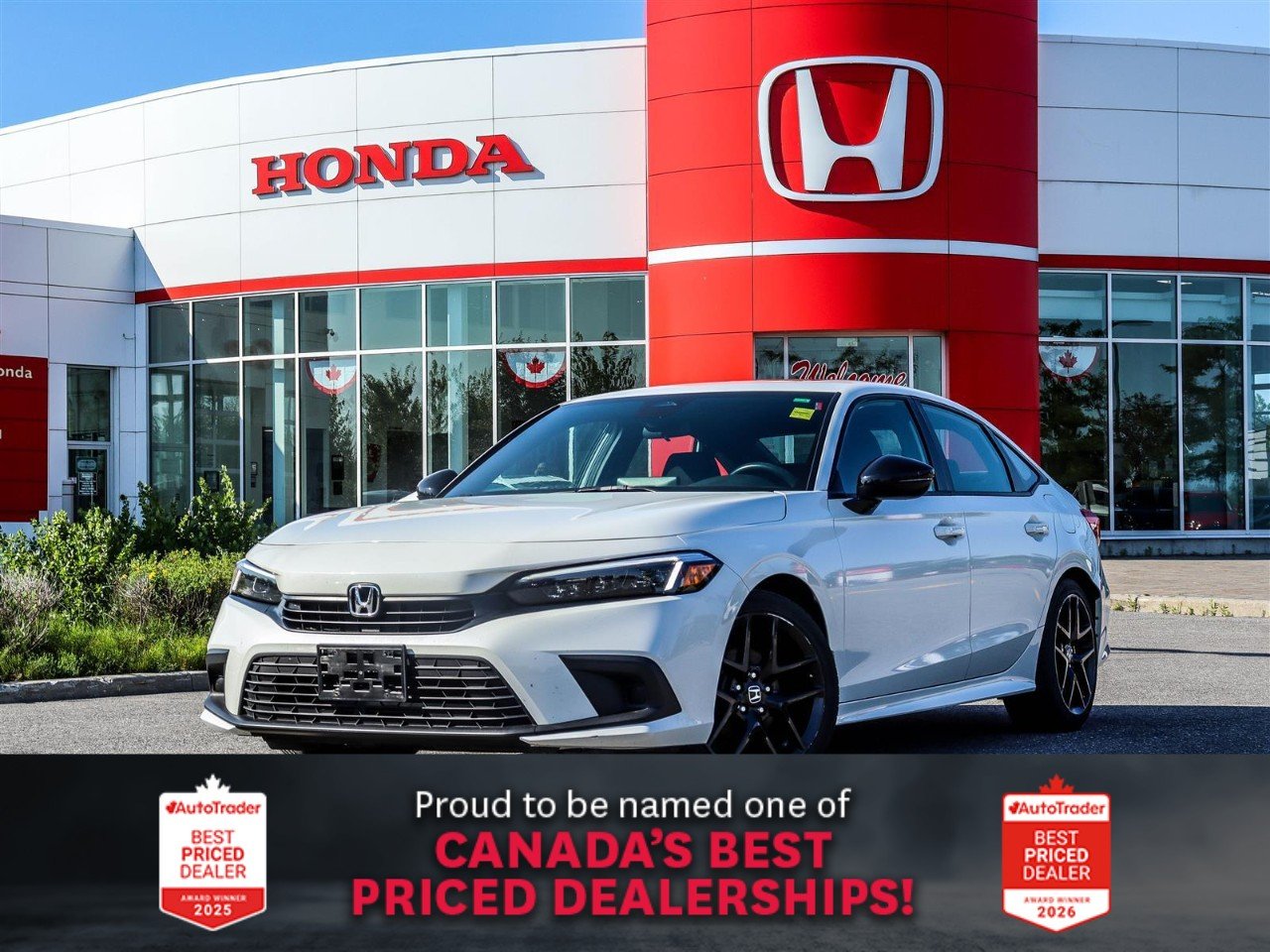 Honda Civic Berline 2023 White Ottawa & Gatineau - photo #0