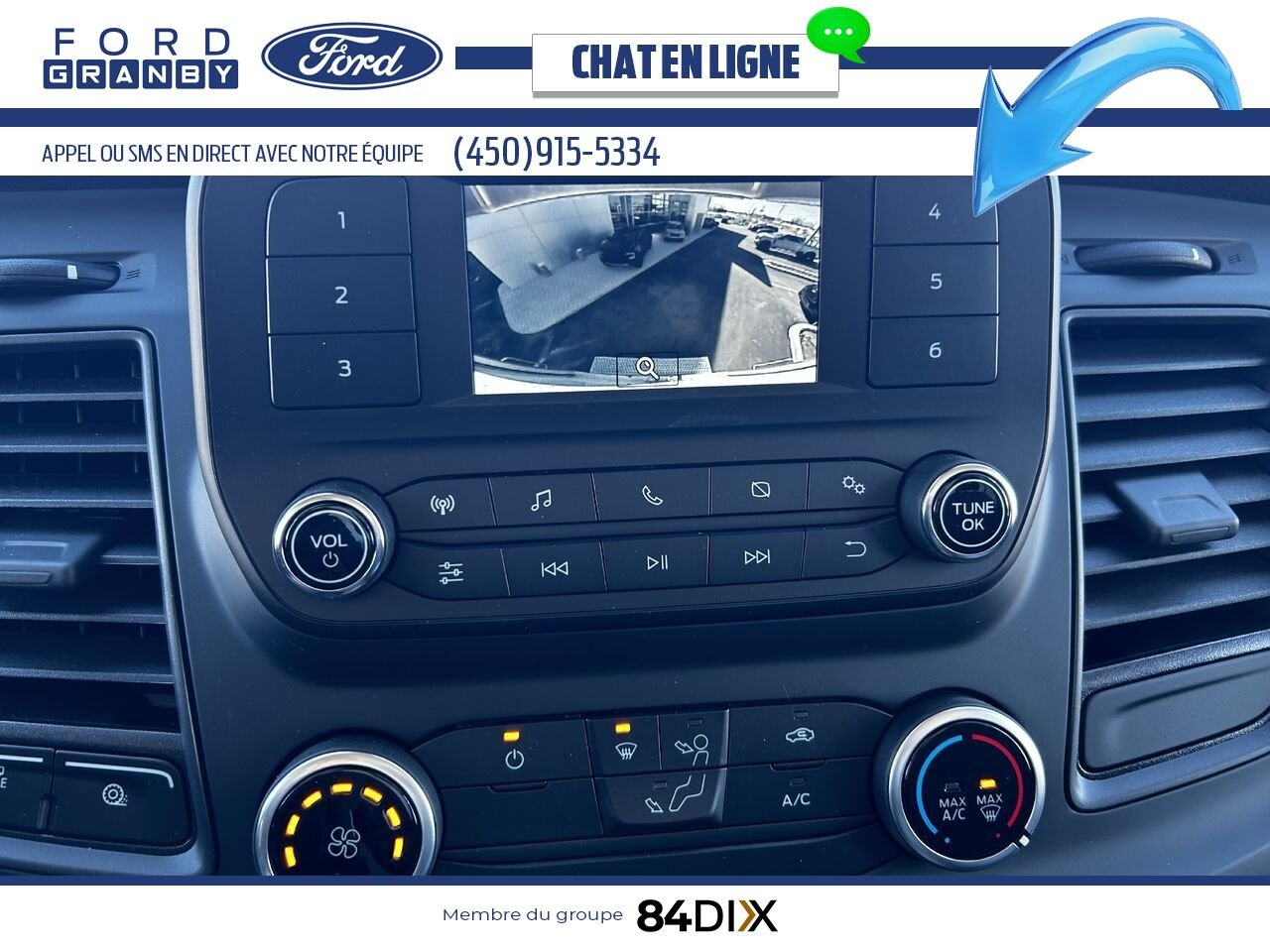 Ford TRANSIT FOURGON TRONQUÉ 2024 Blanc Granby - photo #10