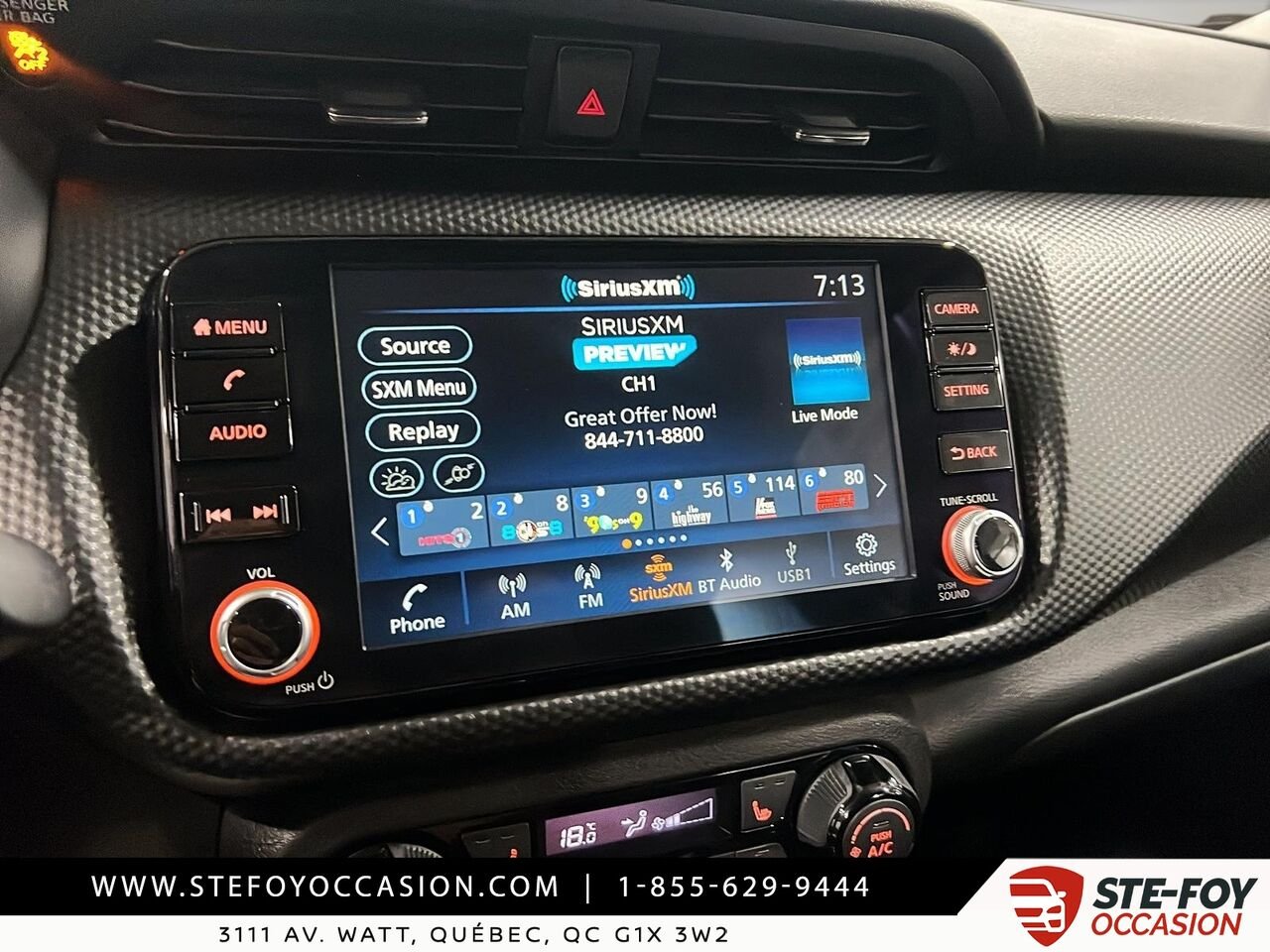 Nissan Kicks SV TA 2024 Noir Québec - photo #17