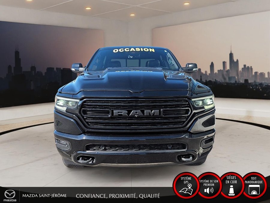 2022 Ram 1500 Limited | 4x4 | TOIT PANO | NAV | caisse de 5 pi 7 po Black