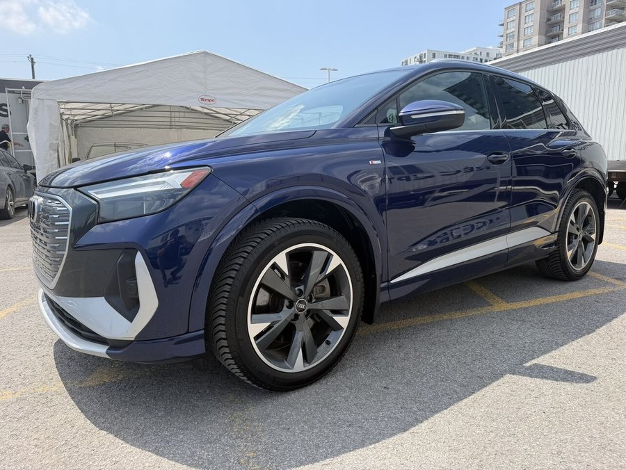 Audi Q4 e-tron 2023 2023 Bleu
