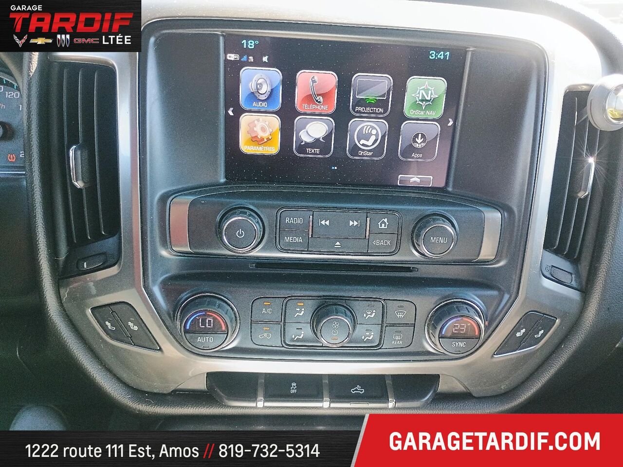 CHEVROLET SILVERADO 1500 4RM, EMP. COURT, CABINE 45178C 2018 Noir Amos - photo #14
