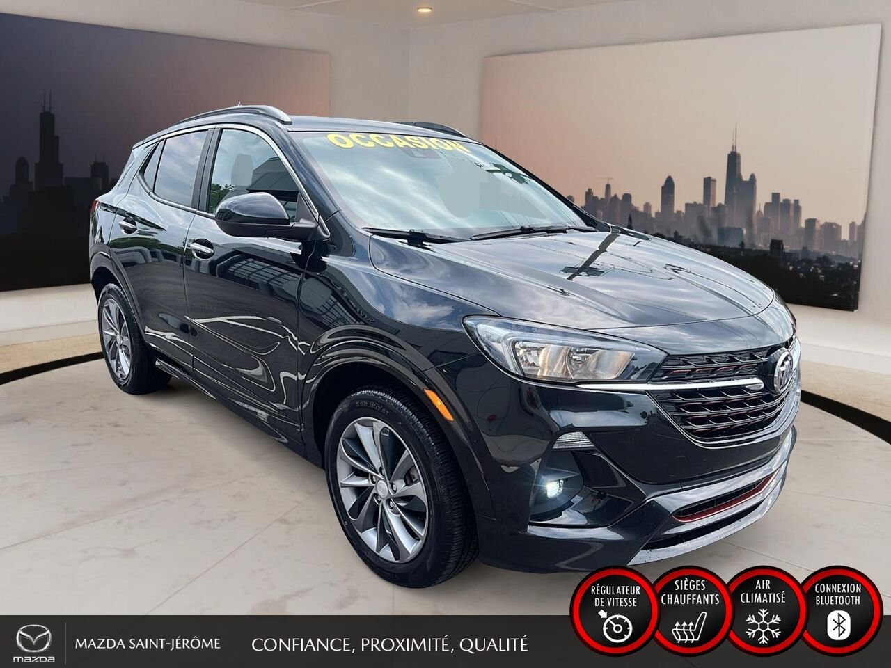 Buick Encore GX Privilégiée | ST | AWD | CLEAN CARFAX | 2023 Noir Saint-Jérôme - photo #3