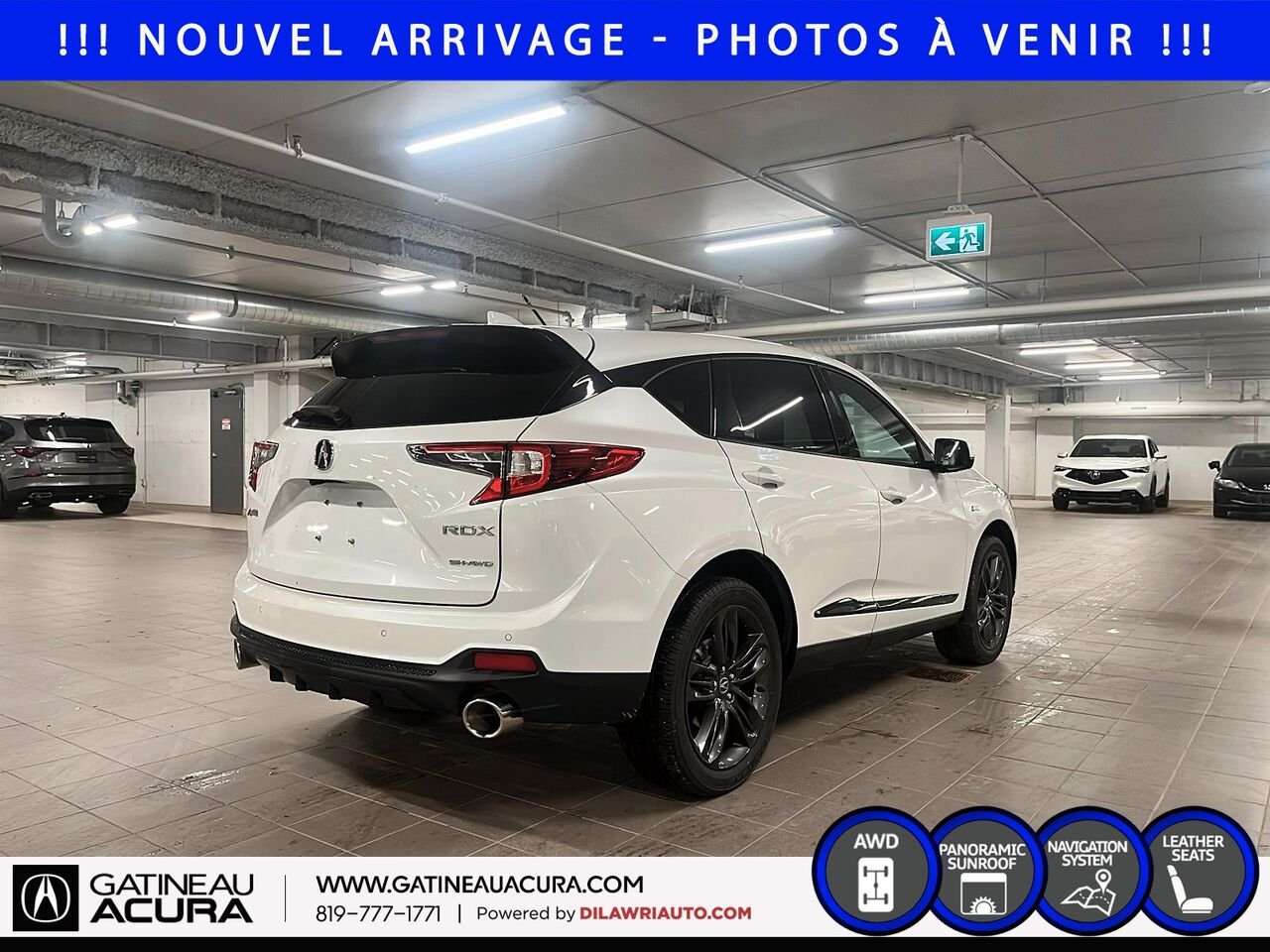 2024 Acura RDX A-Spec SH-AWD White Gatineau - photo #4