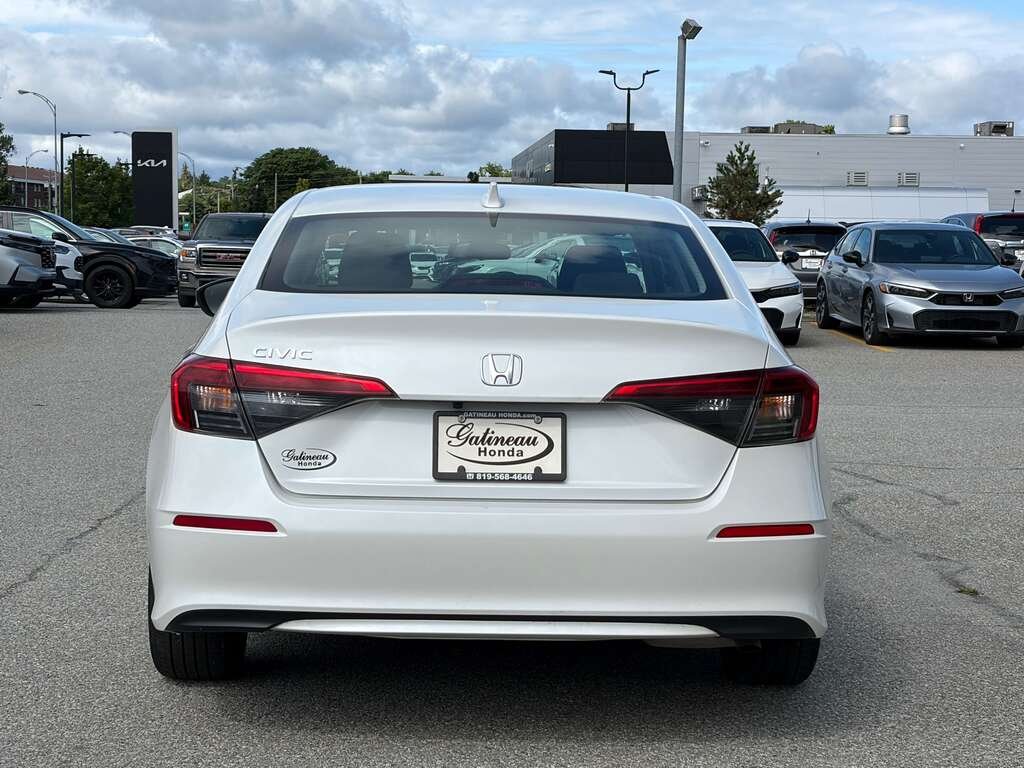 2022 Honda Civic Sedan LX CVT White Gatineau - photo #4