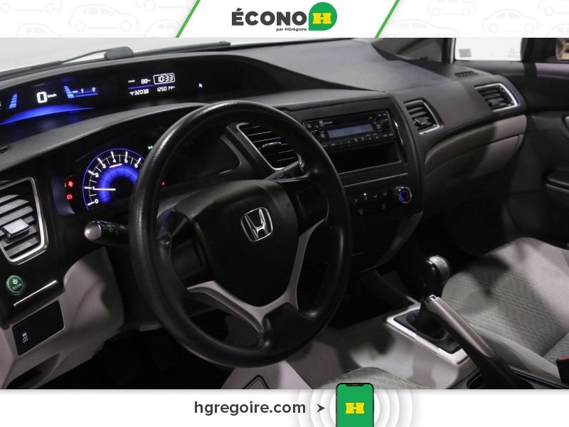 2014 Honda Civic White Blainville - photo #9