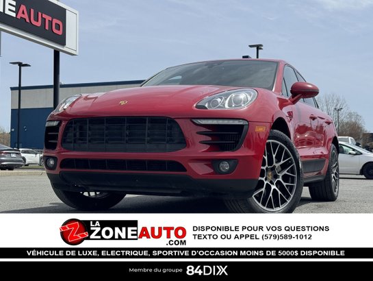Porsche Macan S 2018 2018 Rouge