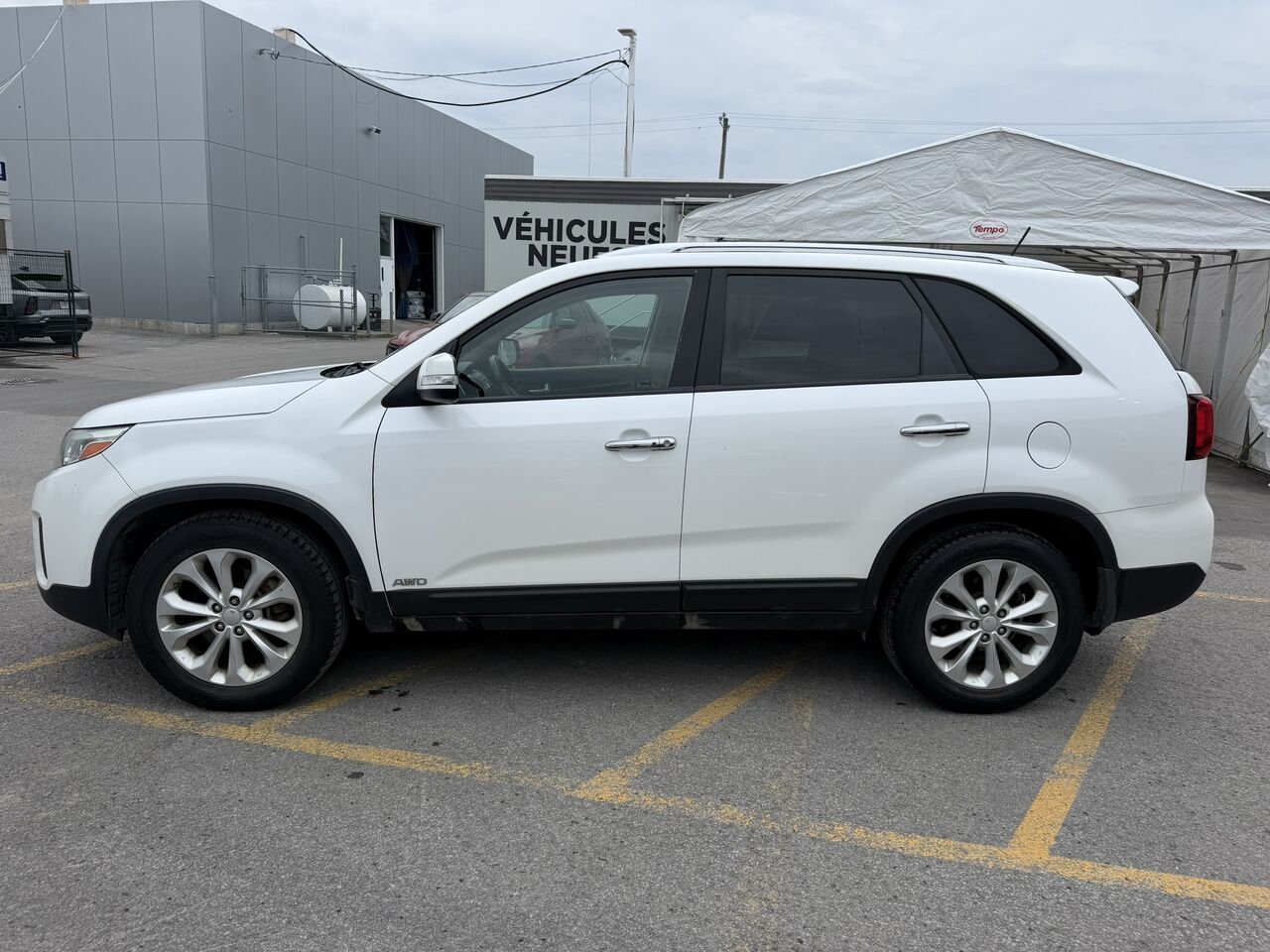 Kia Sorento EX AWD CUIR TOIT PANORAMIQUE 2015 Blanc Laval - photo #1