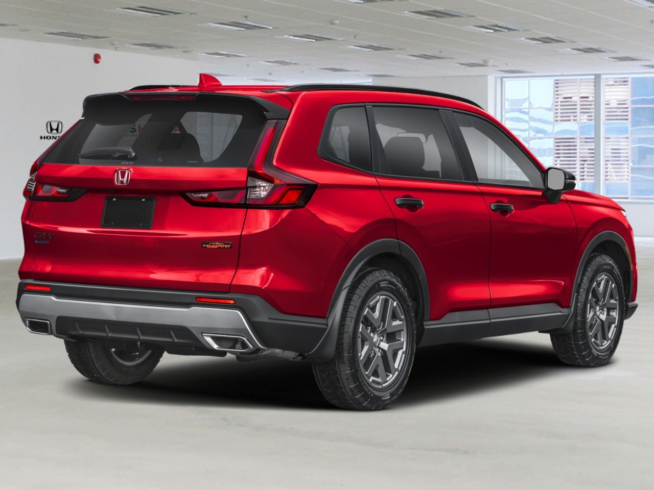 2026 HONDA CR-V Hybrid TrailSport TI Radiant Red Metallic Lévis - photo #2
