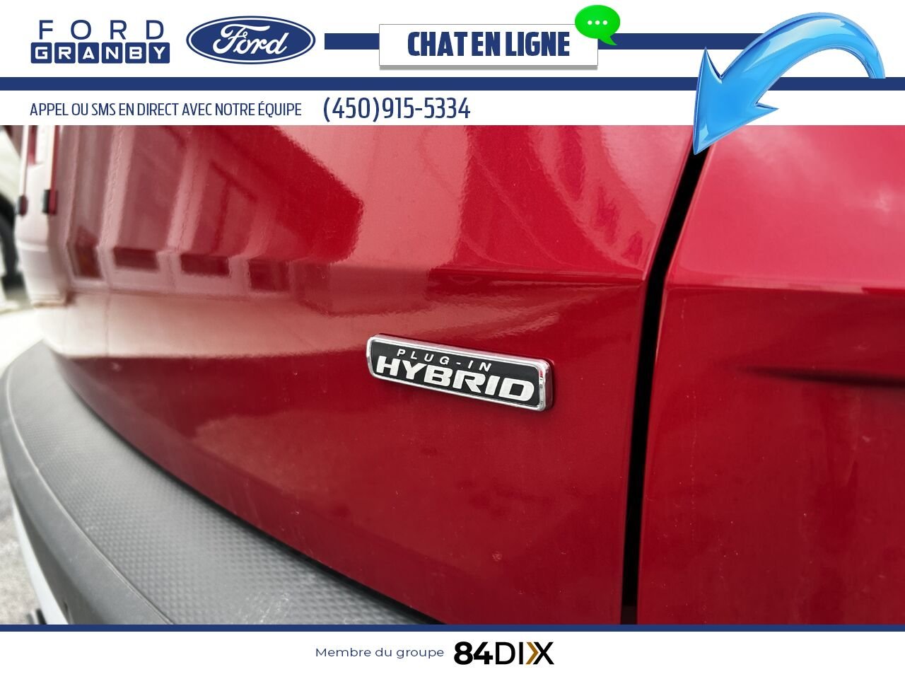 Ford Escape 2025 Rouge vitesse métallisé teinté verni Granby - photo #8