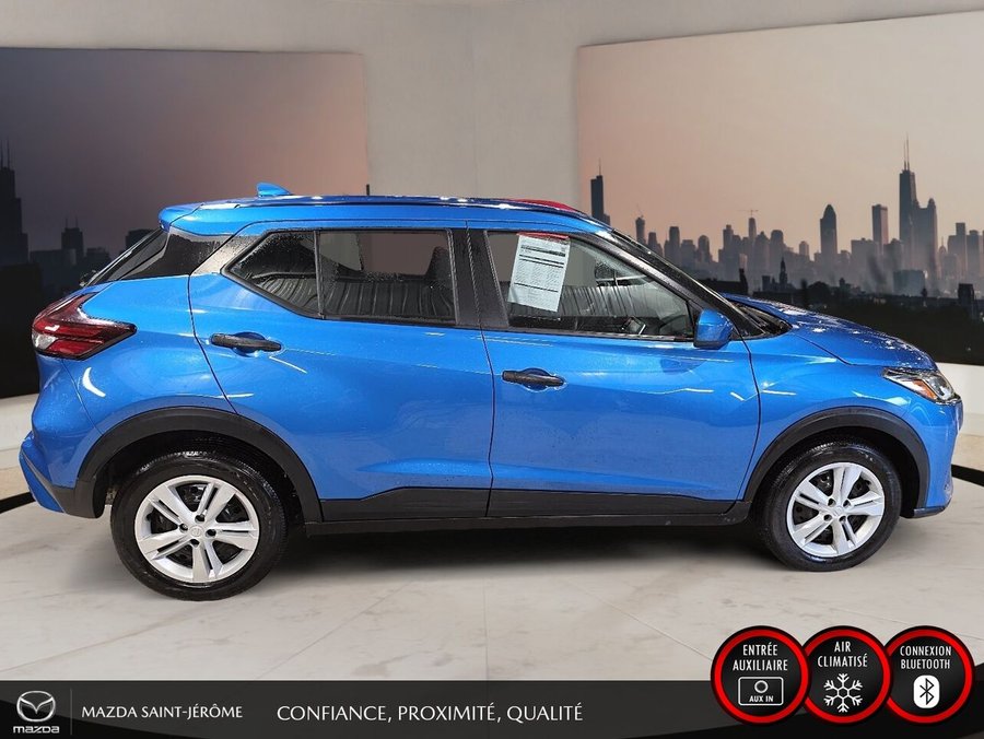 NISSAN KICKS S AUTOMATIQUE | A/C | 2024 Bleu