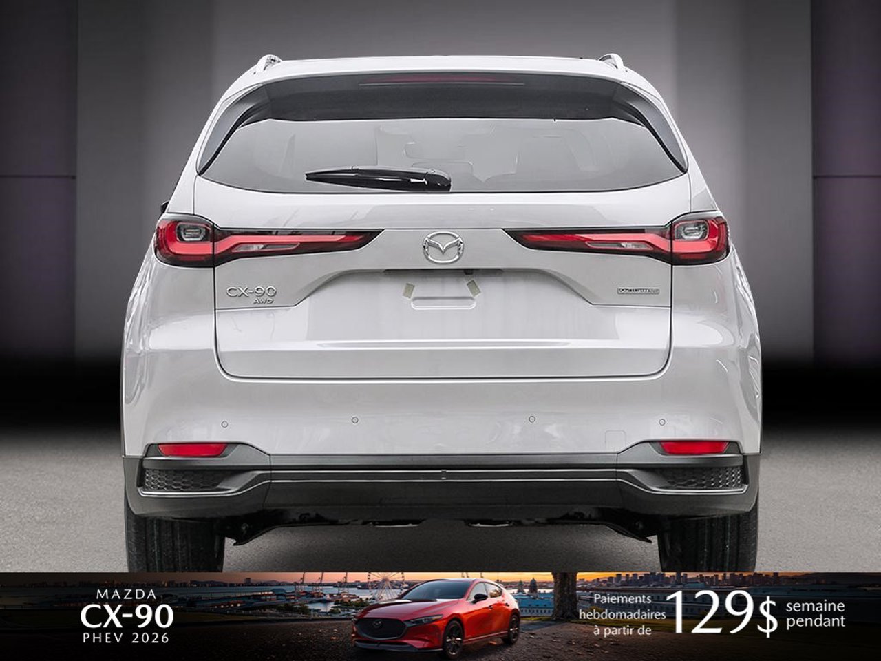 2026 Mazda CX-90 PHEV JM3KKCHA5T1399561 Rhodium White Metallic Mirabel - photo #4