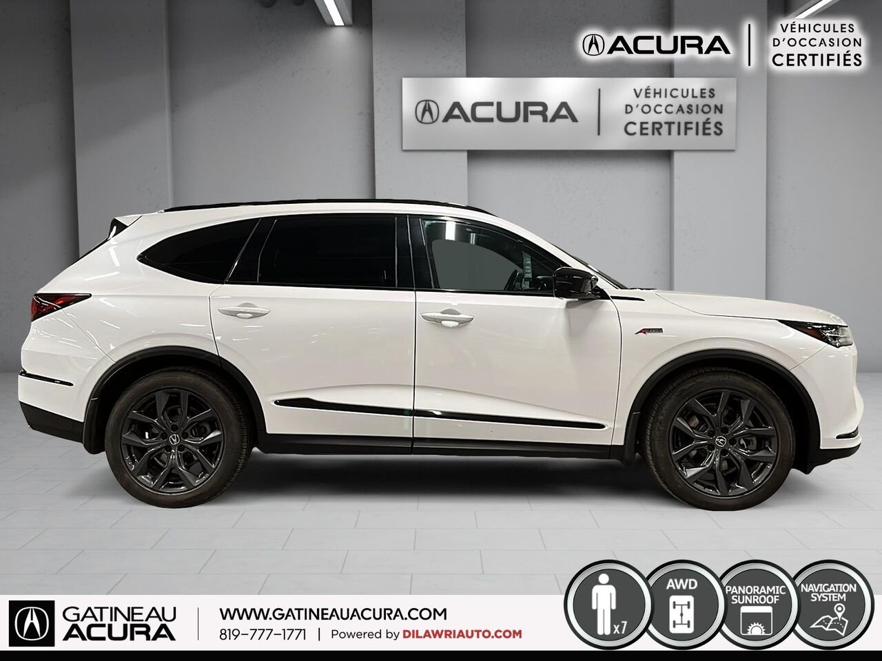 Acura MDX A-Spec SH-AWD 2024 Blanc Ottawa & Gatineau - photo #13