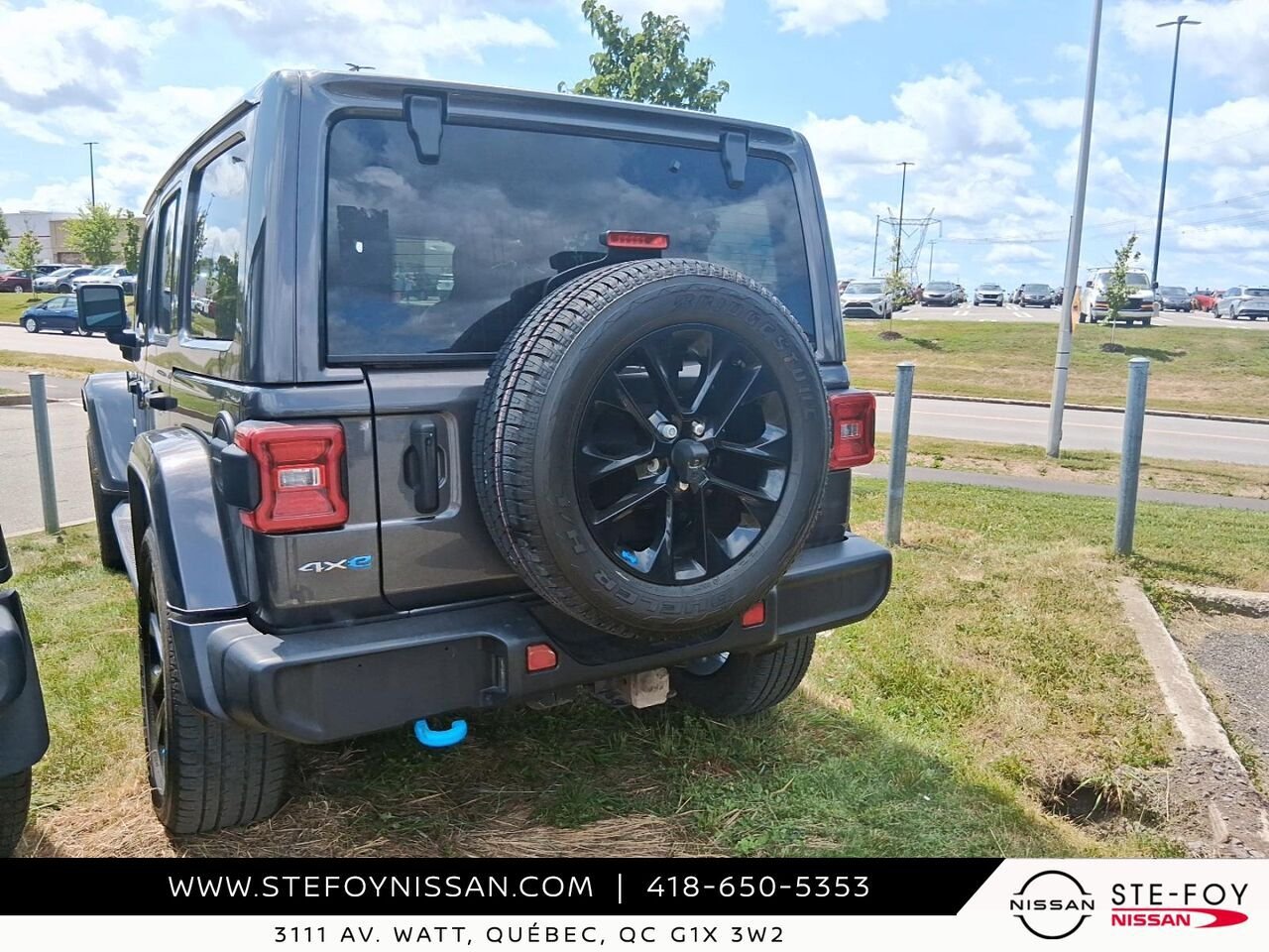 Jeep Wrangler 4xe SAHARA UNLIMITED 2022 Gris Ste-Foy - photo #1