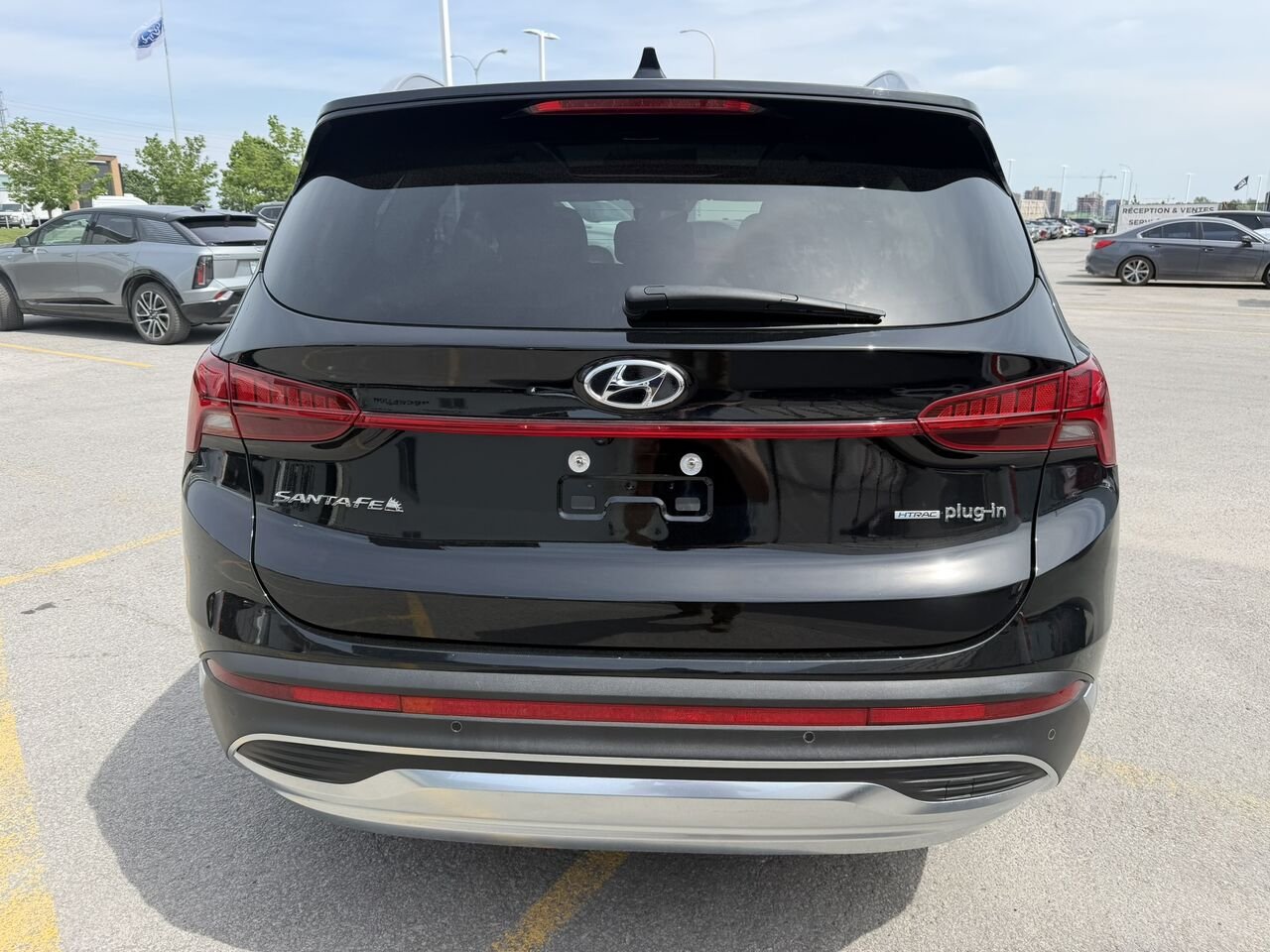Hyundai Santa Fe HYBRIDE RECHARGEABLE LUXURY AWD 2023 Noir Laval - photo #12