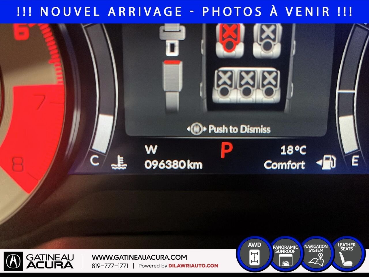 2023 Acura RDX A-Spec SH-AWD Black Gatineau - photo #11