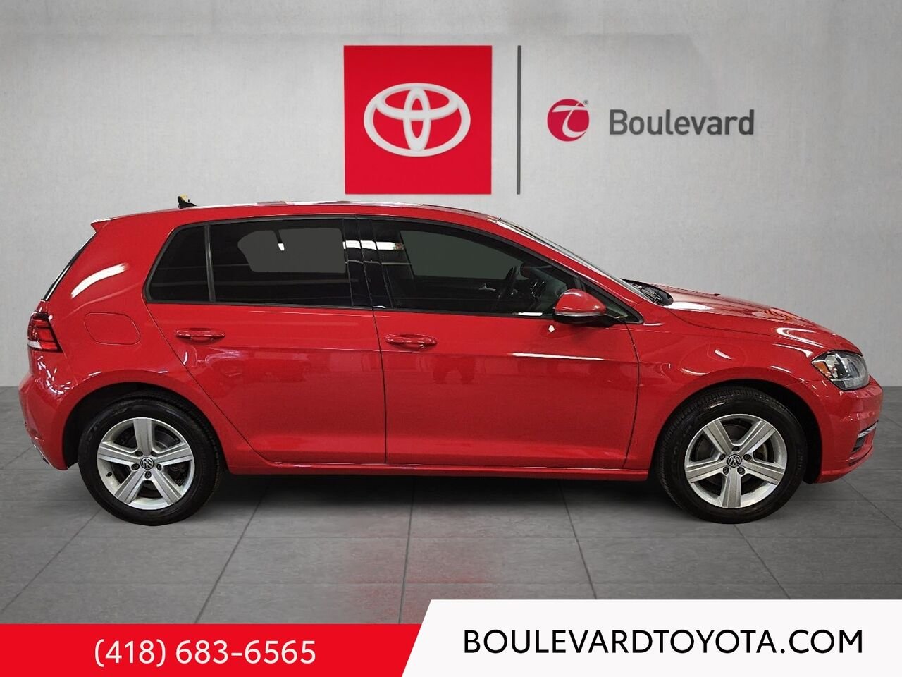 Volkswagen Golf 100057A-59 | COMFORTLINE 5 PORTES AVEC BOÎTE MANUELLE 2021 Rouge Québec - photo #2