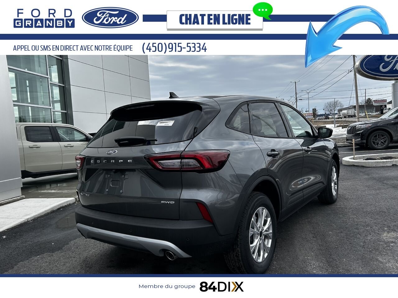 2025 Ford Escape Carbonized Grey Metallic Granby - photo #2