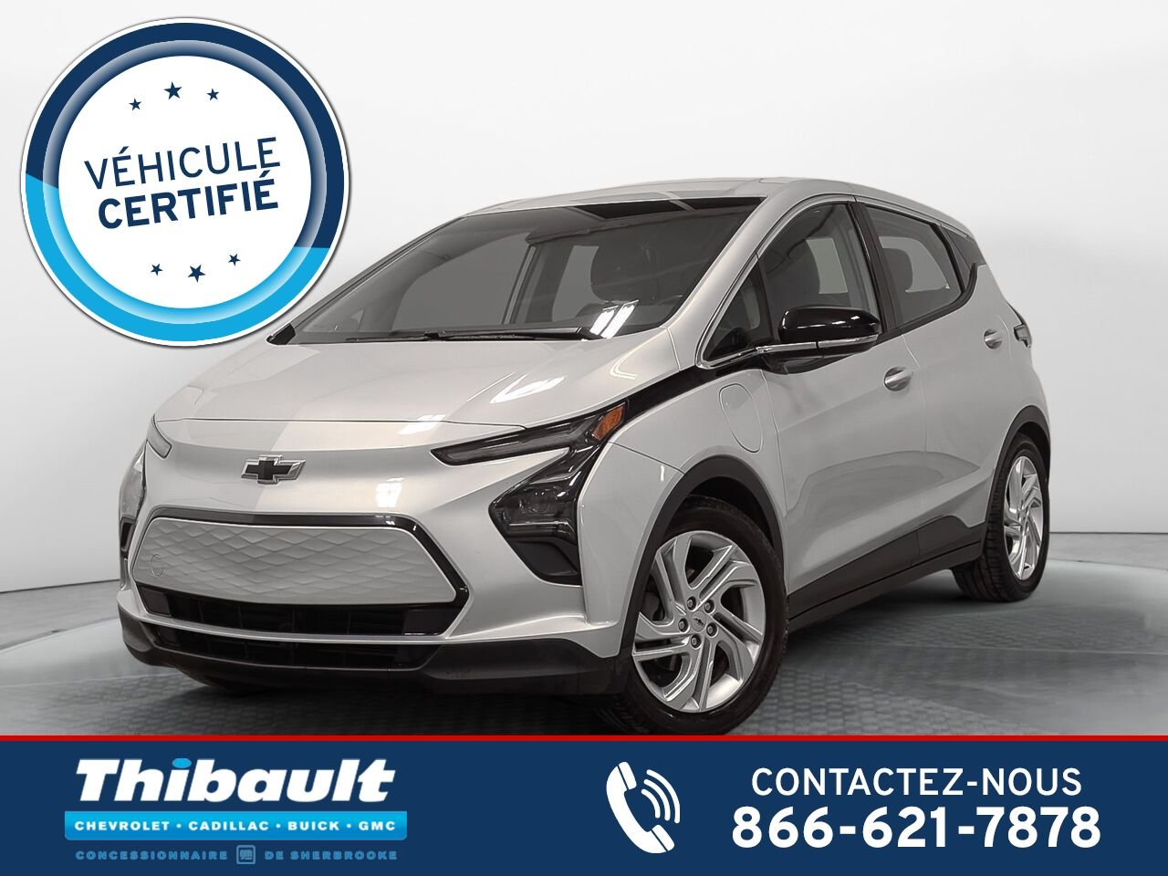 CHEVROLET BOLT EV LT Bas Kilométrage 2022 Gris Sherbrooke - photo #0