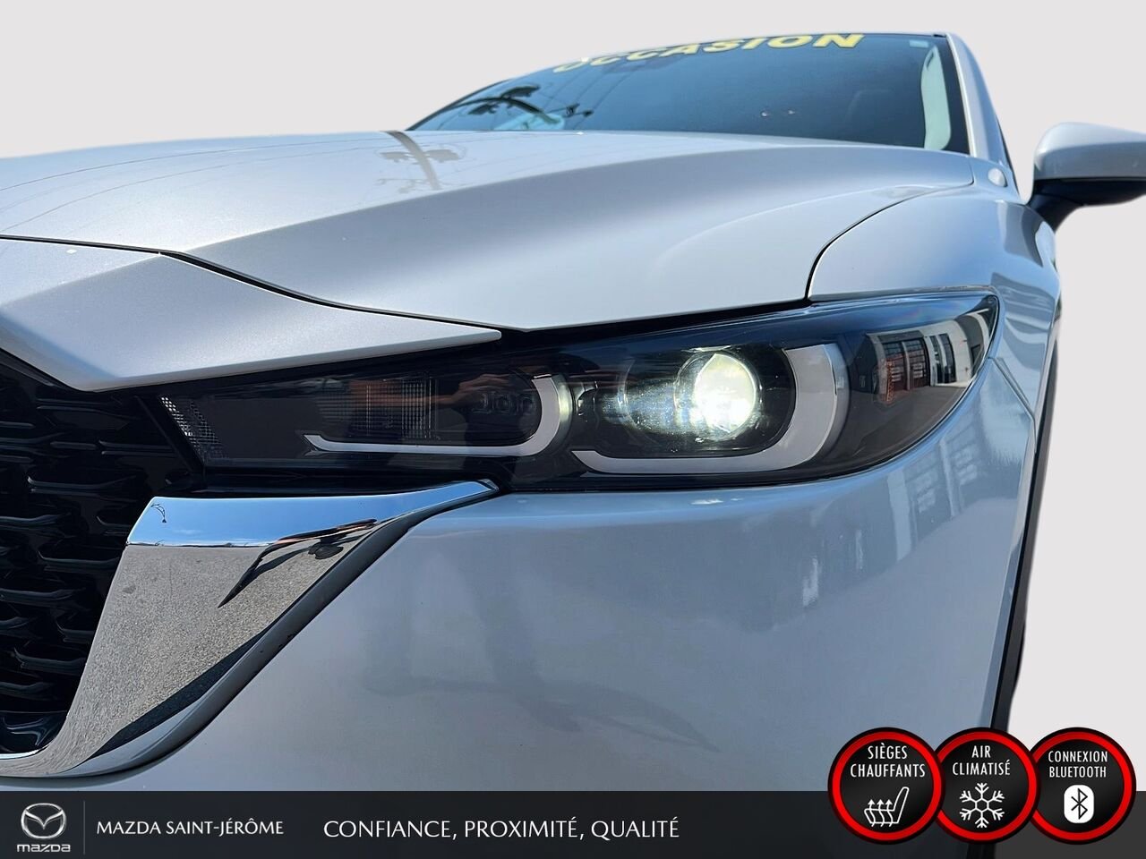 2023 Mazda CX-5 White Ste-Agathe des Monts - photo #1