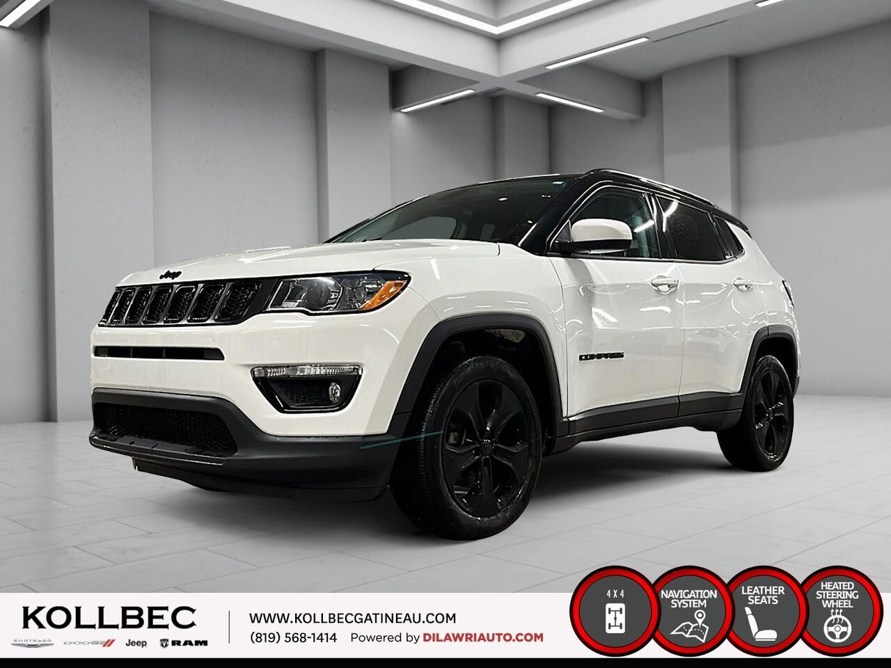 Jeep Compass 25571 | NORTH AWD 2020 Blanc Gatineau - photo #0