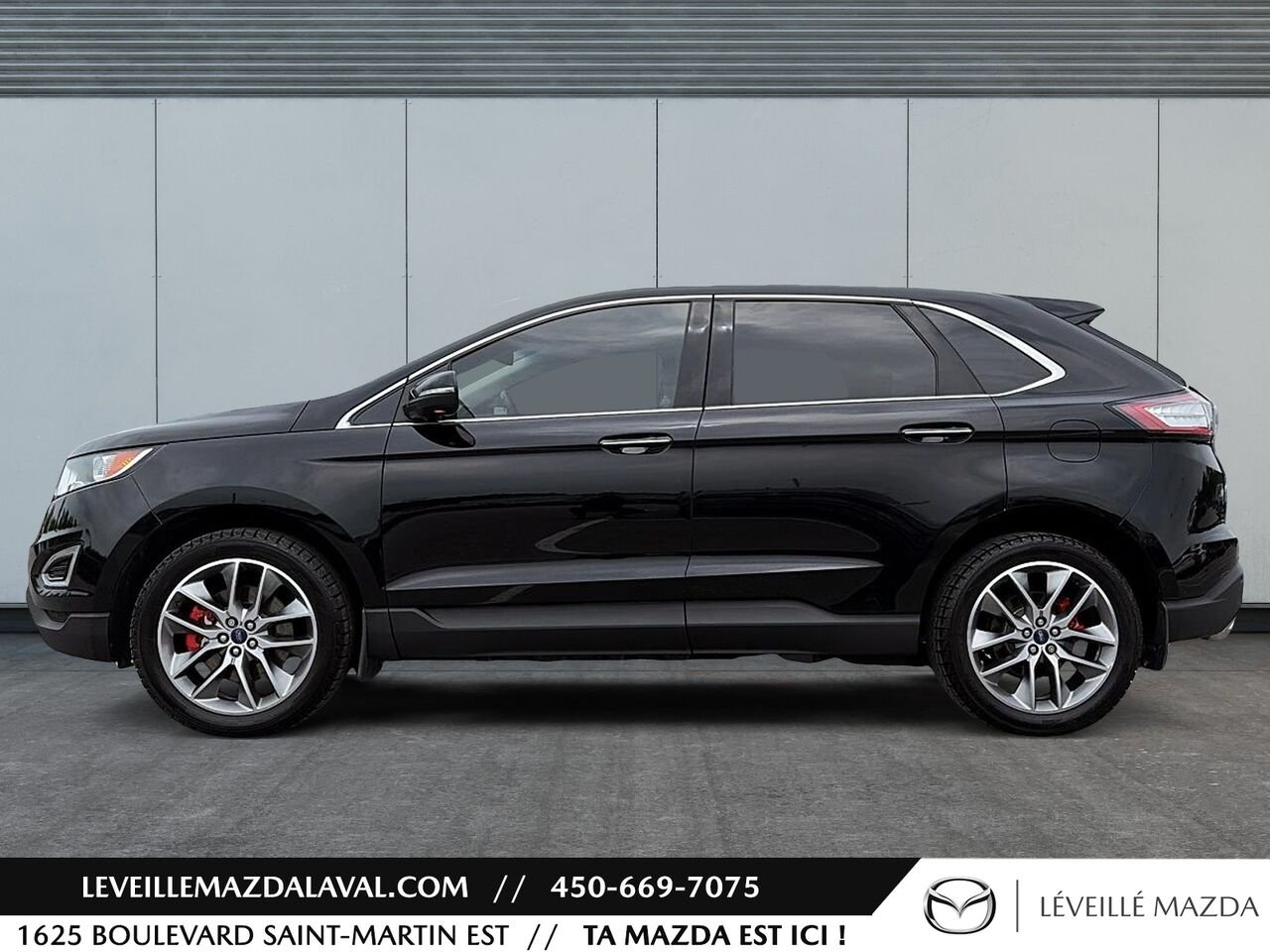 Ford Edge 4 portes Titanium, Traction intégrale 2017 Noir Laval - photo #8