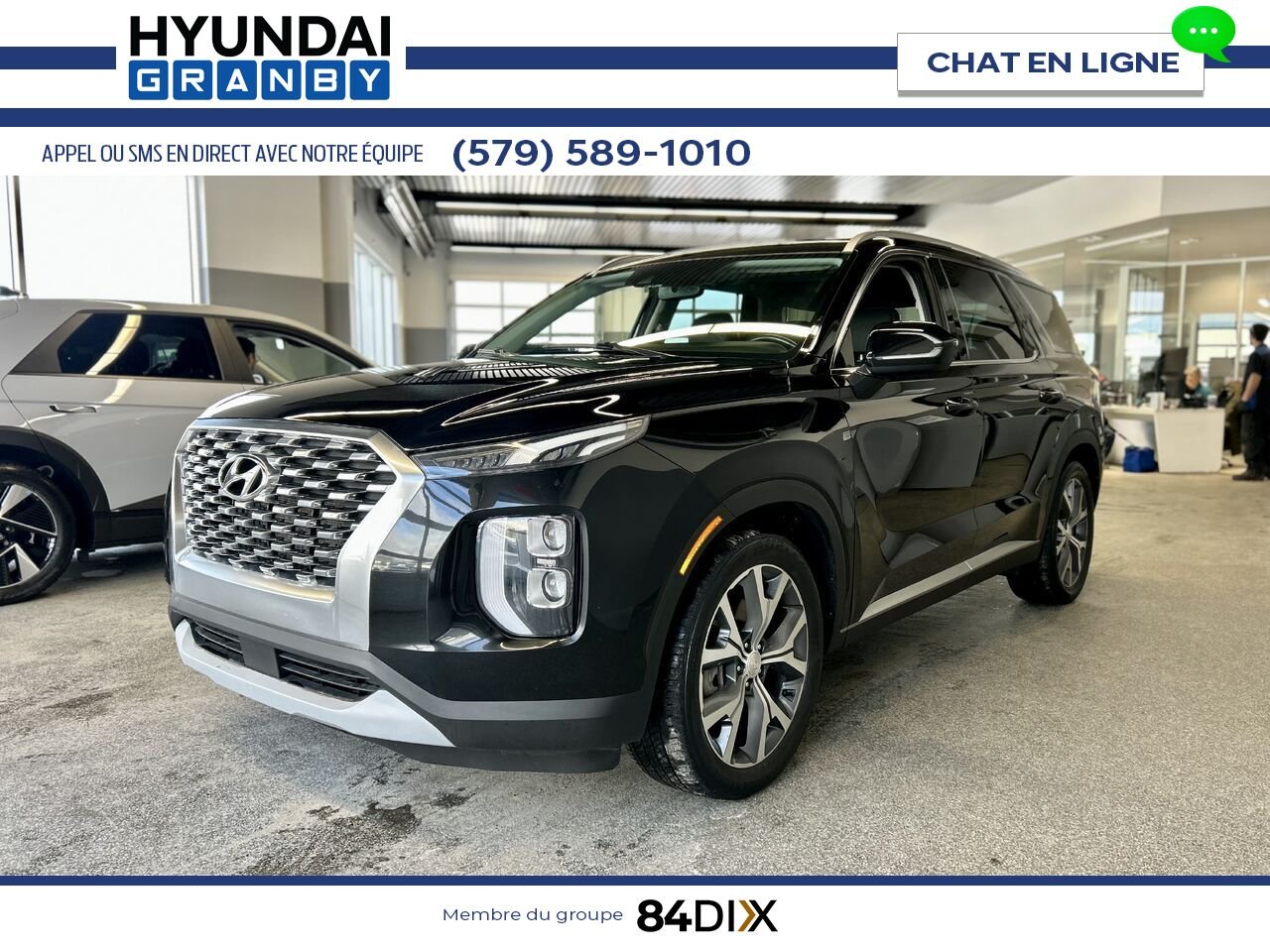 2020 Hyundai Palisade Black Granby - photo #3