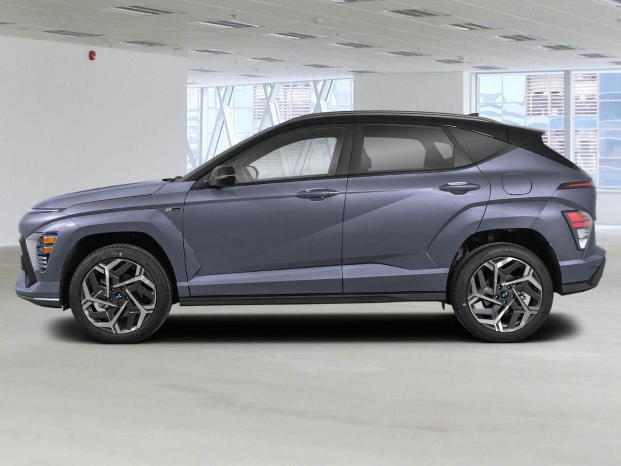 HYUNDAI Kona 2026 Bleu Meta avec toit Noir abyssal Gatineau - photo #1