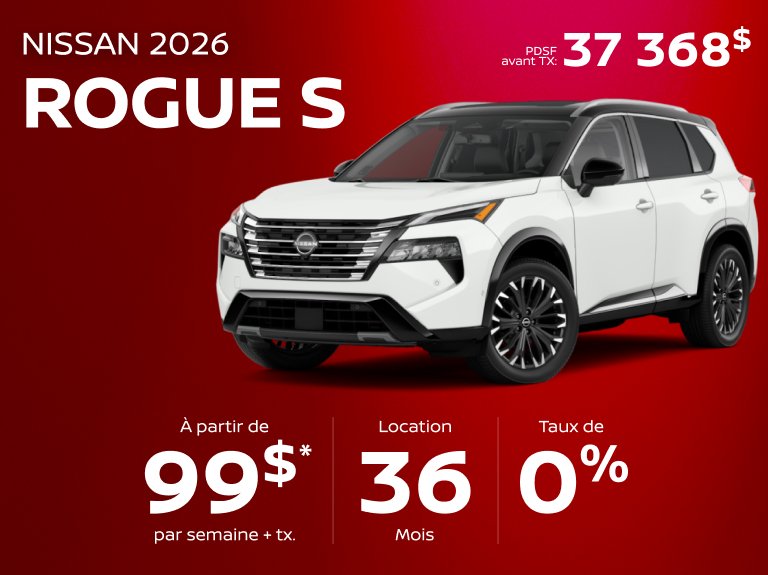Nissan chomedey Accueil mai Rogue S