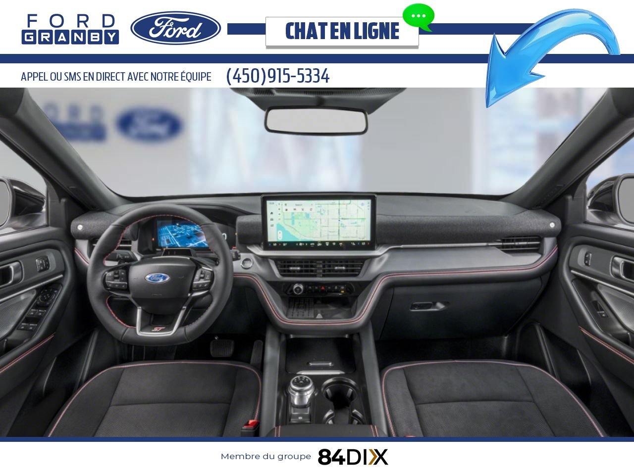 Ford Explorer 2026 Noir agate métallisé Granby - photo #4