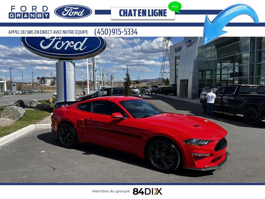 Ford Mustang GT à toit fuyant 2020 Rouge