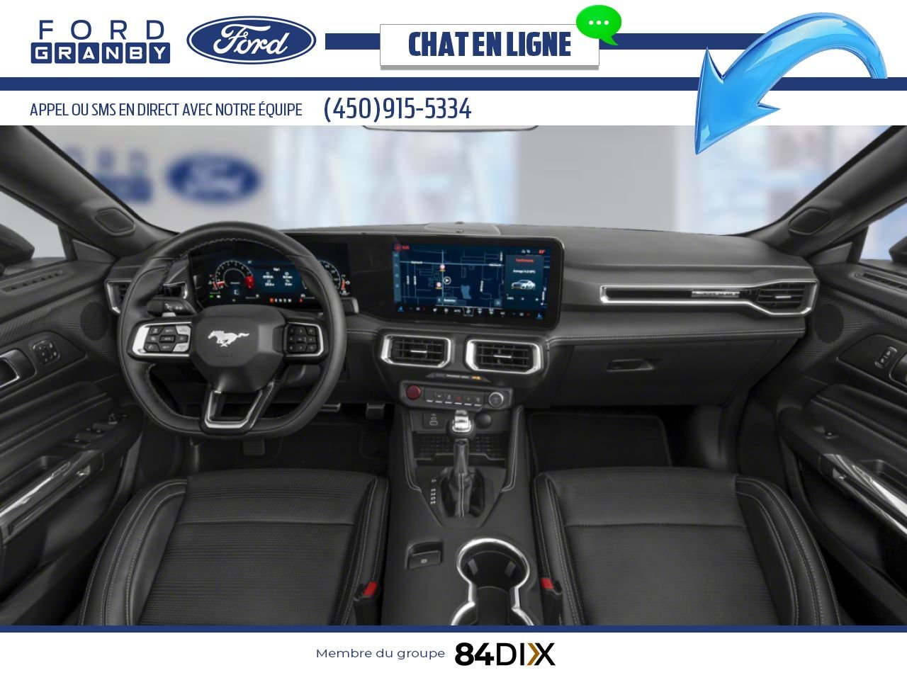 2024 Ford Mustang Shadow Black Granby - photo #6