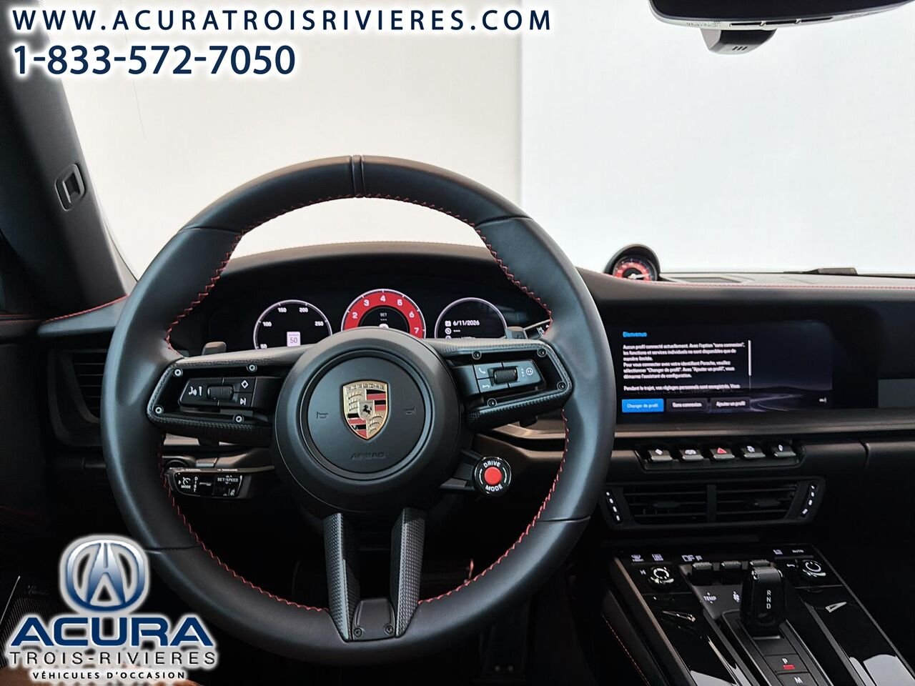 2026 Porsche 911 TARGA 4 GTS T-HYBRID Red Trois-Rivières - photo #34