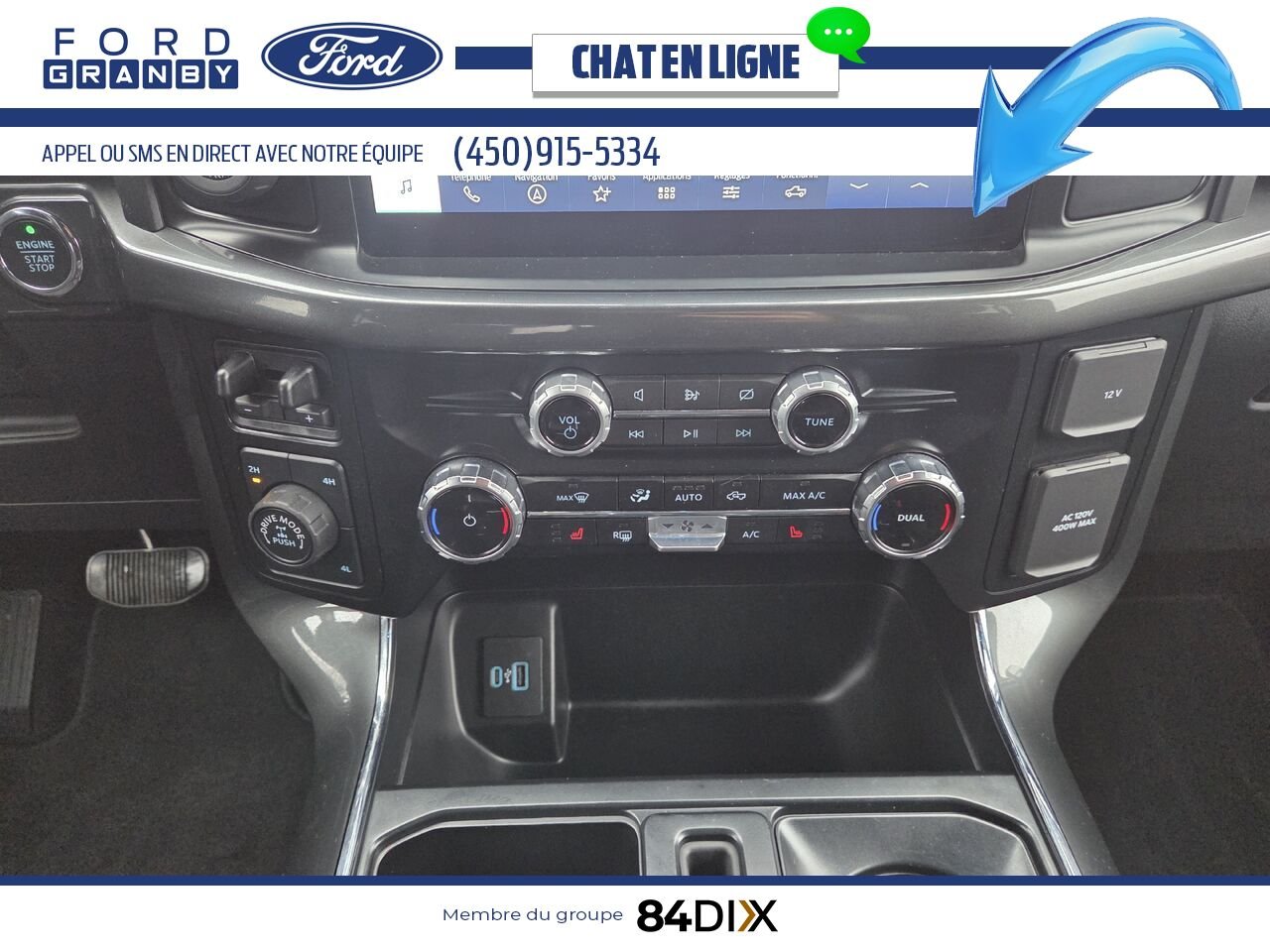 Ford F-150 2023 Gris Granby - photo #14