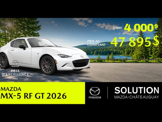 2026 MAZDA MX-5 RF 2026 Snowflake White Pearl