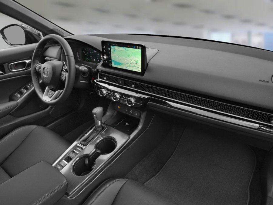 2026 Honda Civic hybride berline 2026 BLANC PLATINE NACRÉ(NH-883P)-GRIS