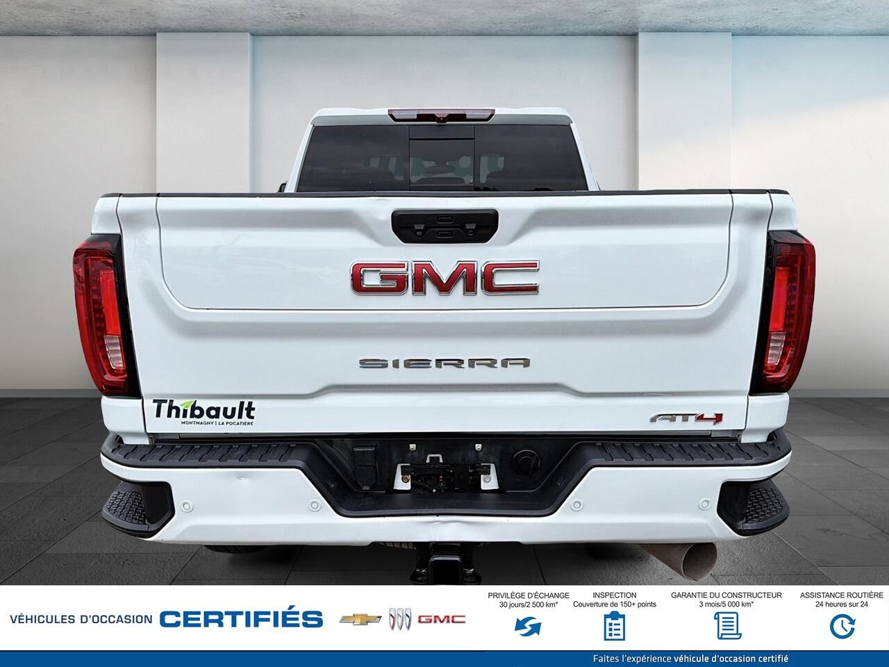 GMC SIERRA K25 AT4 cabine multiplace 4RM 159 po 2023 Blanc Montmagny - photo #2