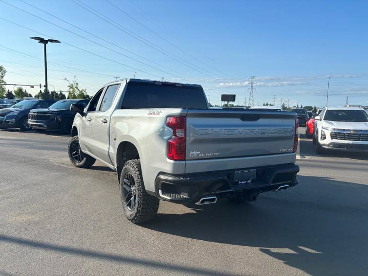 2024 Chevrolet Silverado 1500 4WD Crew Cab 147 Custom Trail Boss Grey Sherwood Park - photo #3