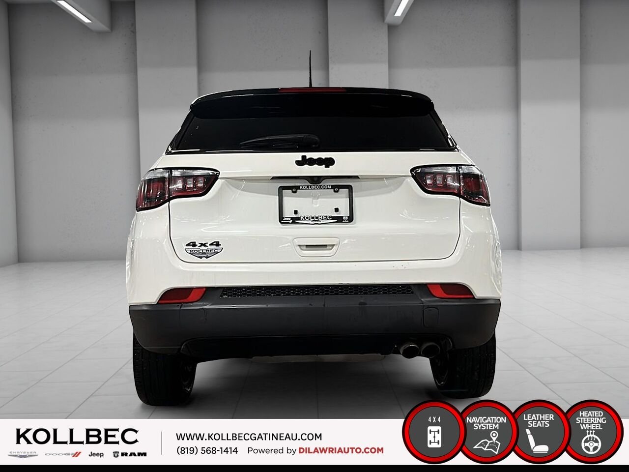 Jeep Compass 25571 | NORTH AWD 2020 Blanc Gatineau - photo #14