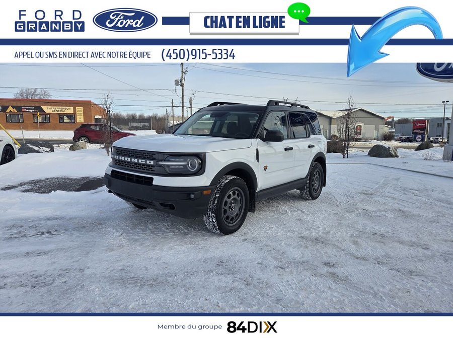 Ford Bronco Sport Badlands 4x4 2.0L 2021 Blanc