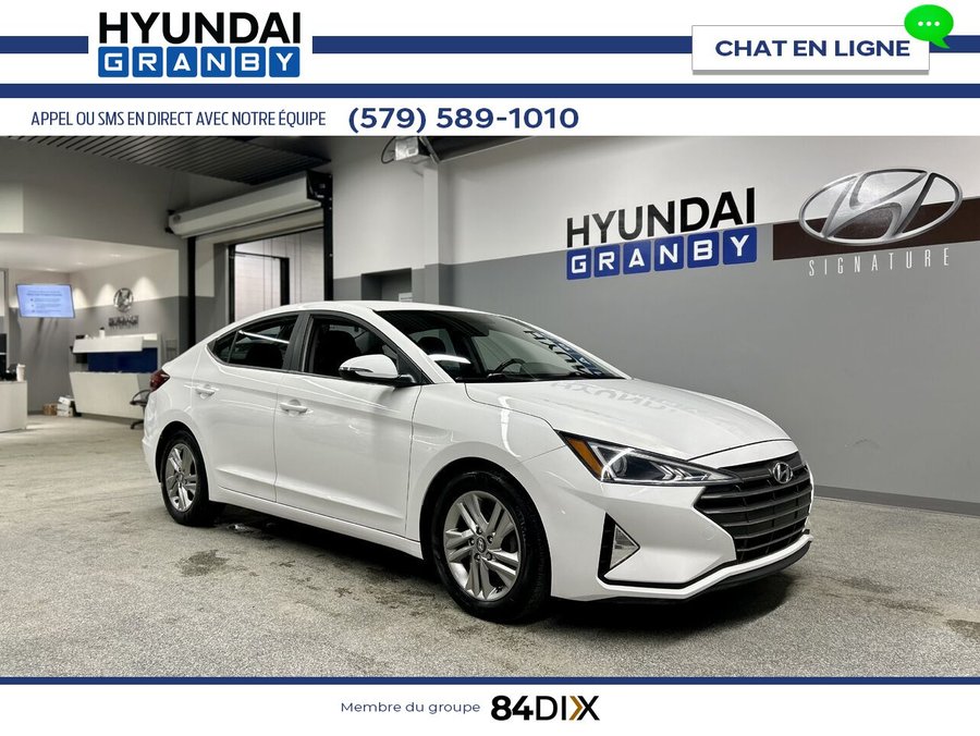 Hyundai Elantra 2019 2019 Blanc