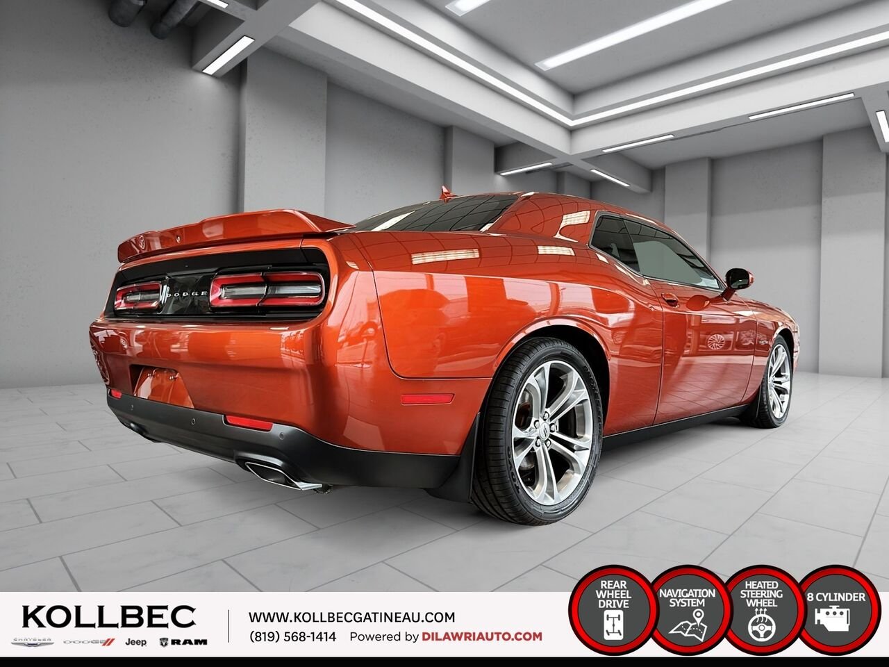 DODGE CHALLENGER U19190 | R/T 2021 Orange Gatineau - photo #14