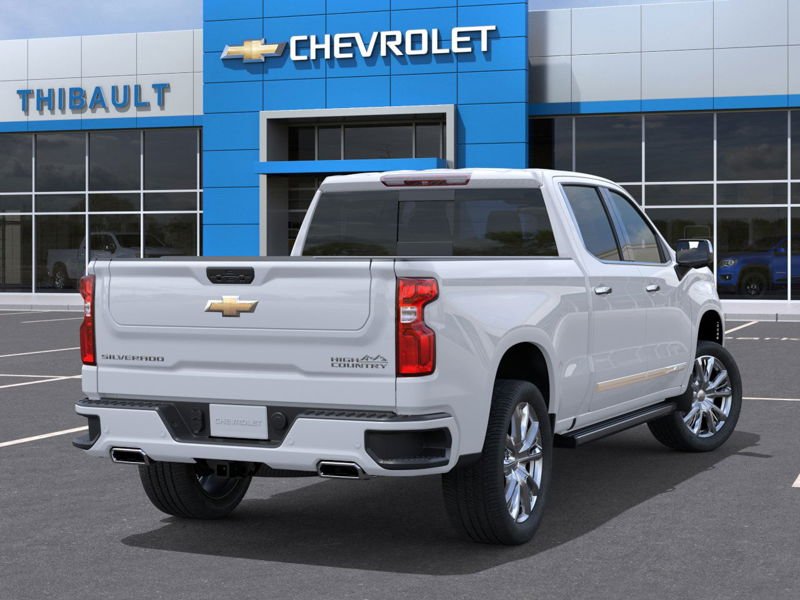CHEVROLET SILVERADO 1500 High Country cabine multiplace 4RM 157 po 2026 Blanc Sherbrooke - photo #3