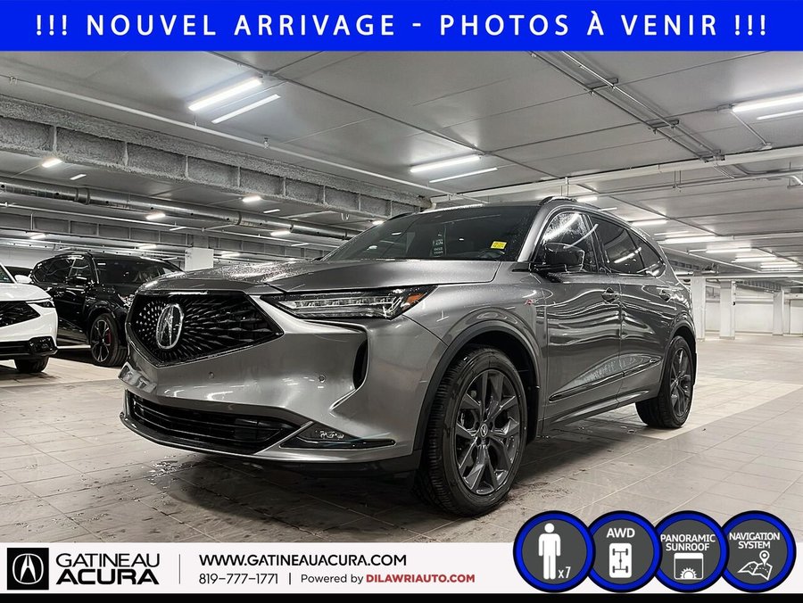Acura MDX *** UN PROPRIO + CLEAN CARFAX *** 2023 Gris